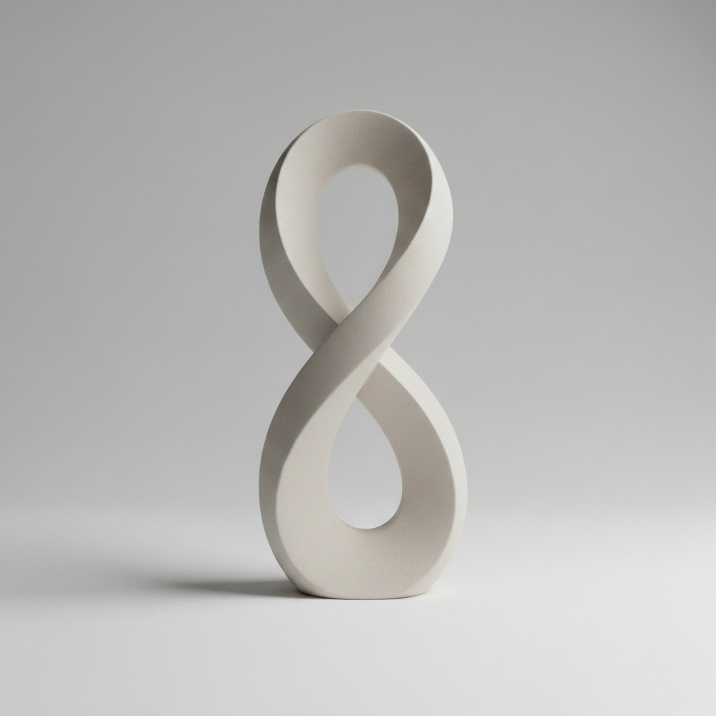 Abstrakt Infinity Skulptur
