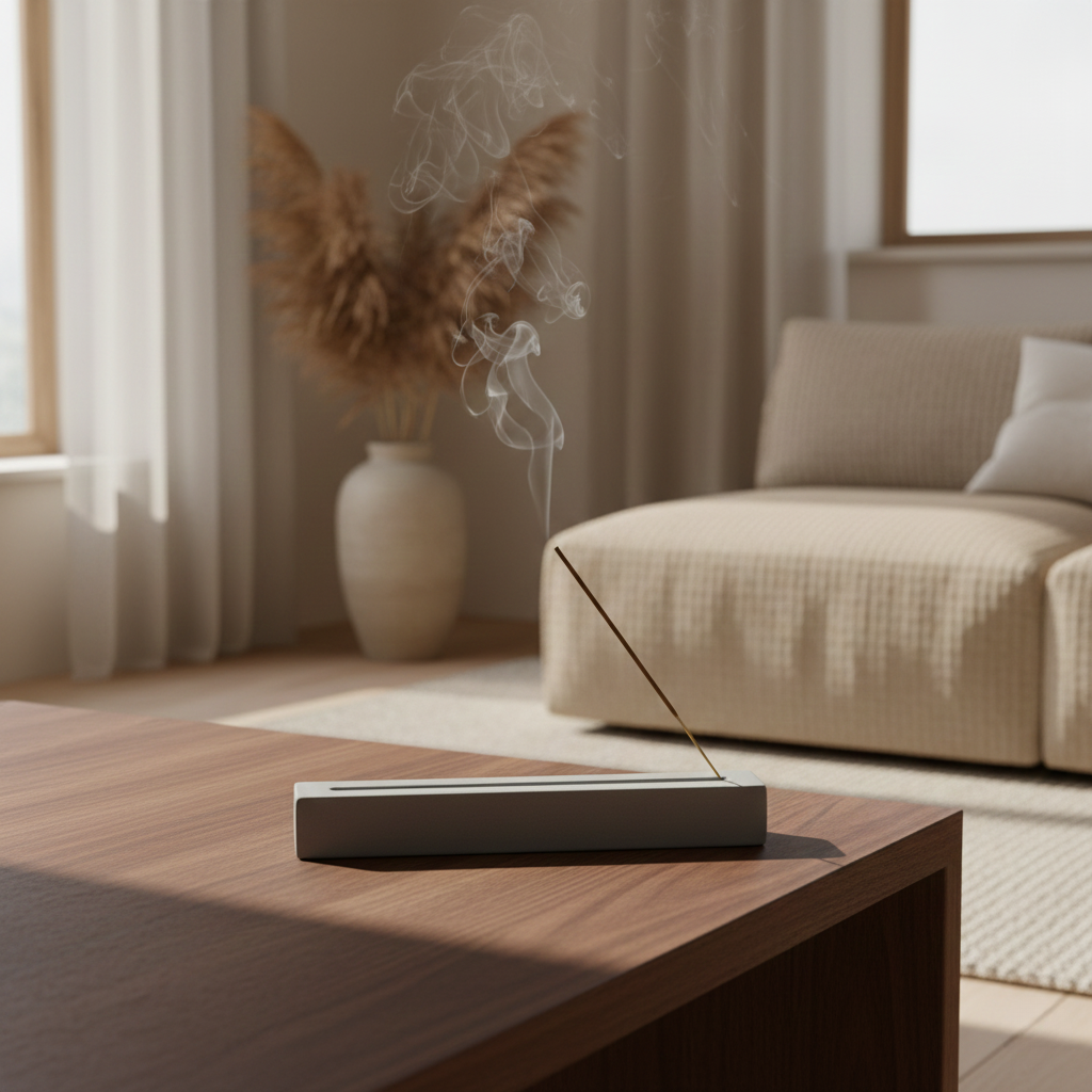 Minimalistisk Beton Røgelsesholder