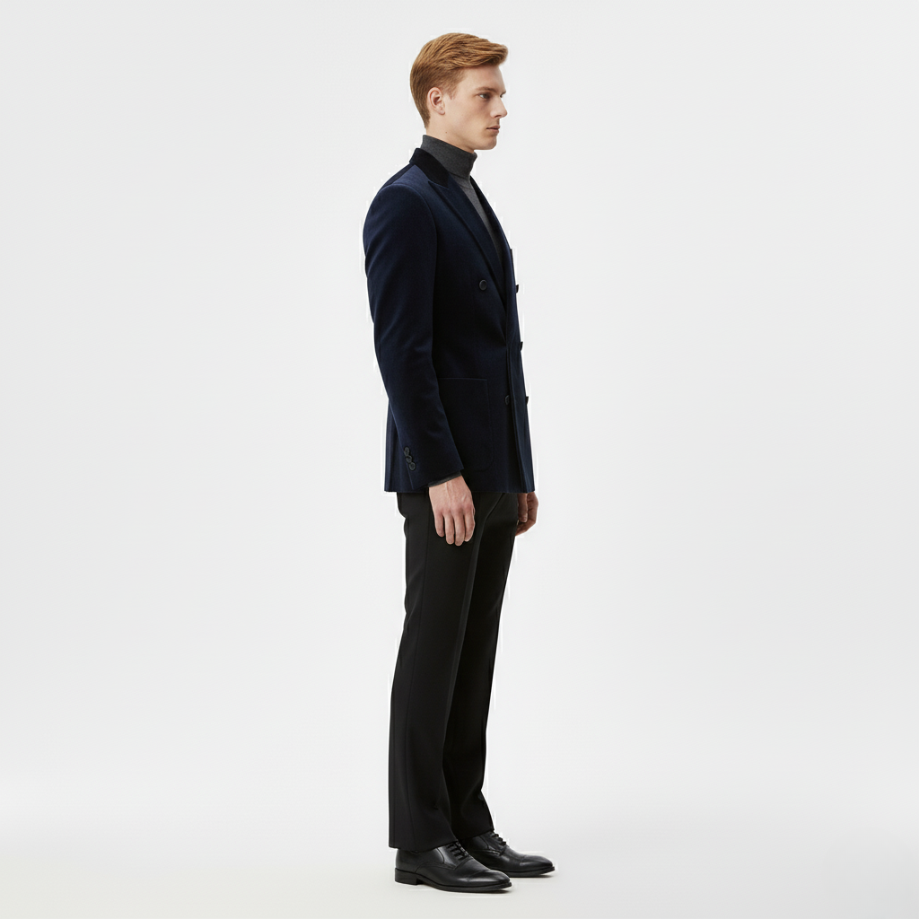 Velour Dobbeltradet Blazer