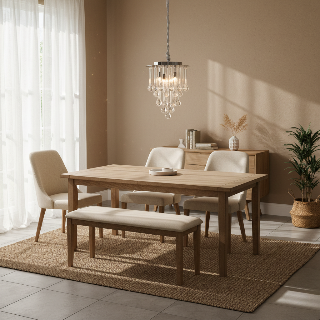 Krystal Dråbe Loftlampe