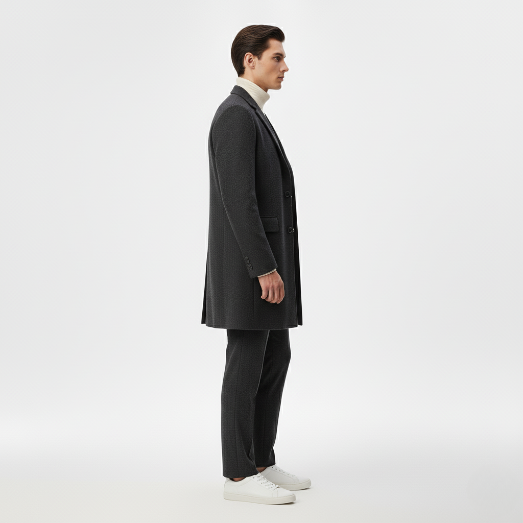 Lang Skræddersyet Frakke